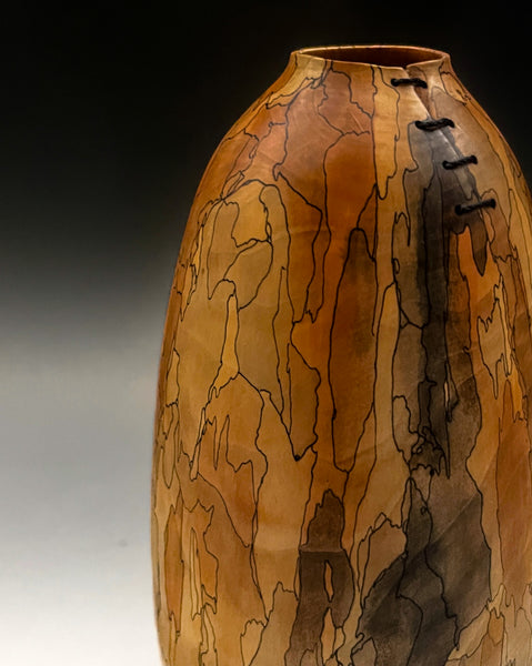 Mottled Pear Vessel