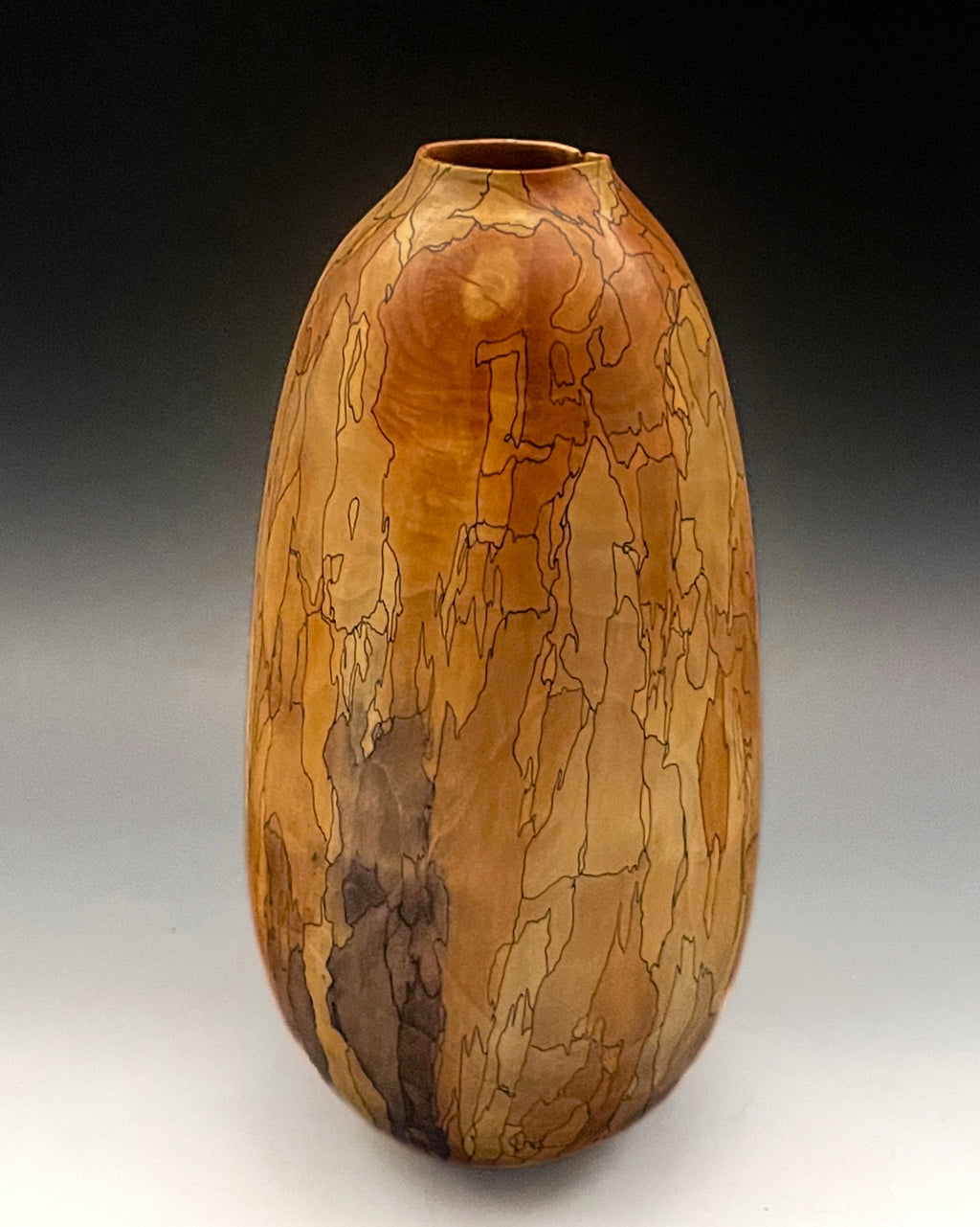 Mottled Pear Vessel