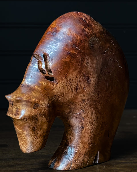 California Black Oak Burl Bear