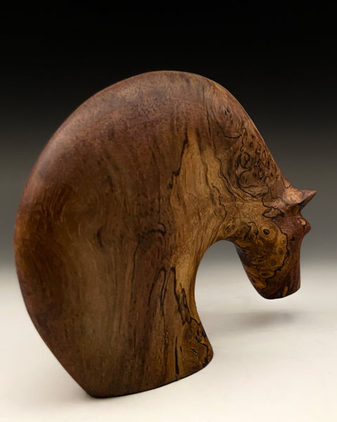 Claro Walnut Burl Bear