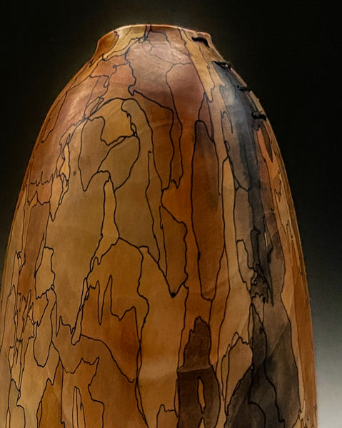 Mottled Pear Vessel