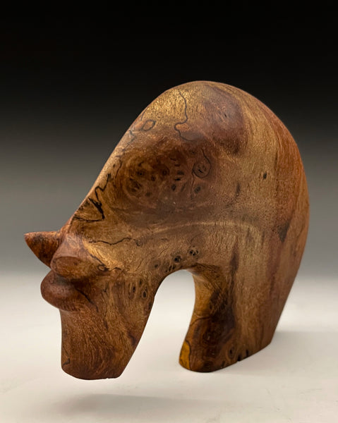 Claro Walnut Burl Bear