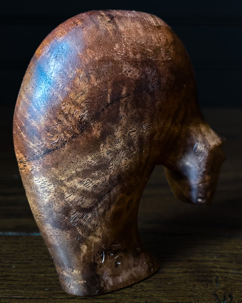Claro Walnut Burl Bear