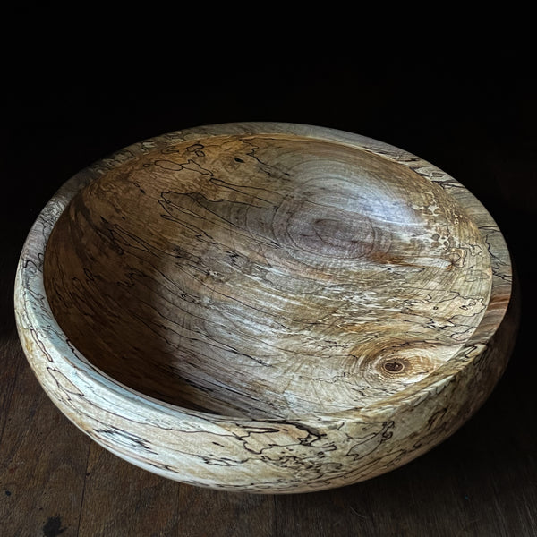 Spalted Maple Serving Bowl