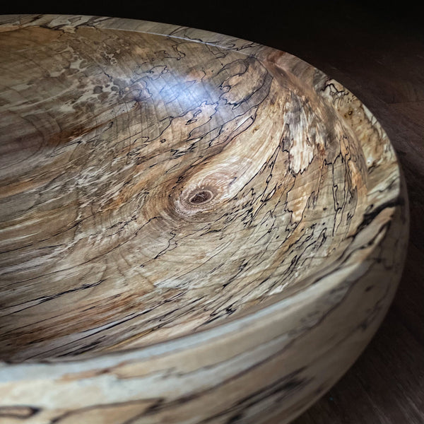 Spalted Maple Serving Bowl