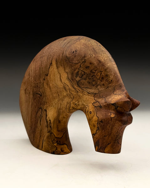 Claro Walnut Burl Bear