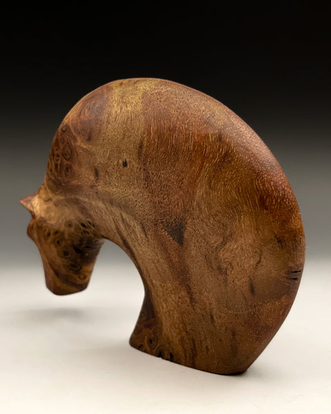 Claro Walnut Burl Bear