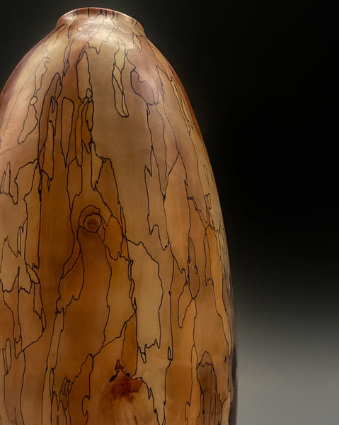 Mottled Pear Vessel