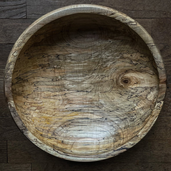 Spalted Maple Serving Bowl