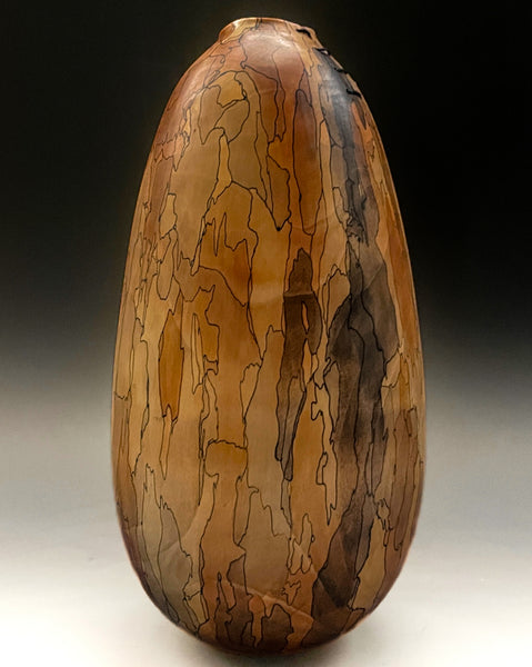 Mottled Pear Vessel